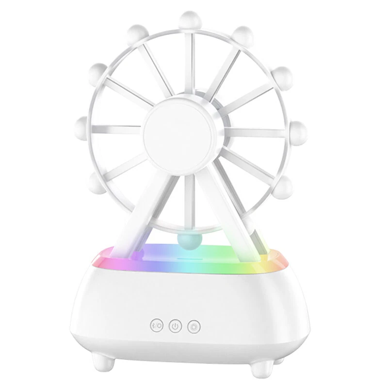 Tevorex Colorful Aromatherapy Humidifier Essential Oil Diffuser with bluetooth Speaker RGB Night Light 300ml Quiet Operation for Bedroom Desktop Home Office — view 7