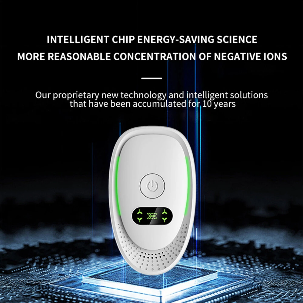 Tevorex Negative Ion Air Purifier For Efficient Pet Deodorization, Intelligent Odor Removal for Bedroom Aromatherapy Purification — view 8