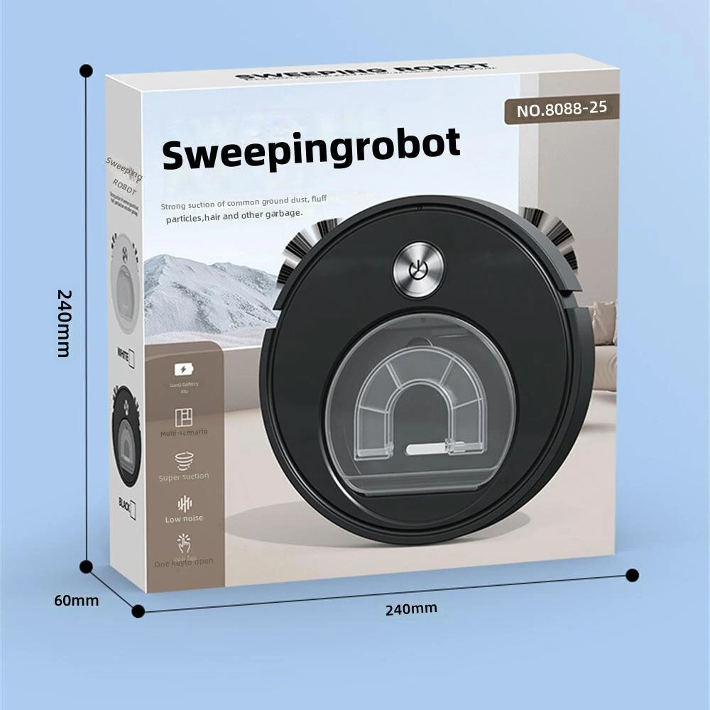 Tevorex Smart Sweeping Robot Mini Silent Vacuum Wireless Cleaner Sweep Mop Brush Multi-Function Cleaning Machine For Home — view 10