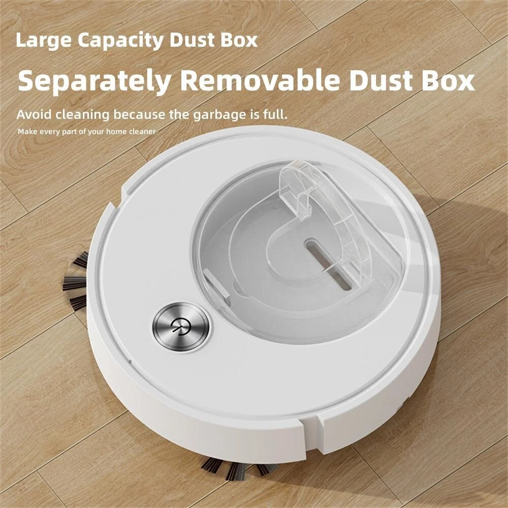 Tevorex Smart Sweeping Robot Mini Silent Vacuum Wireless Cleaner Sweep Mop Brush Multi-Function Cleaning Machine For Home — view 3