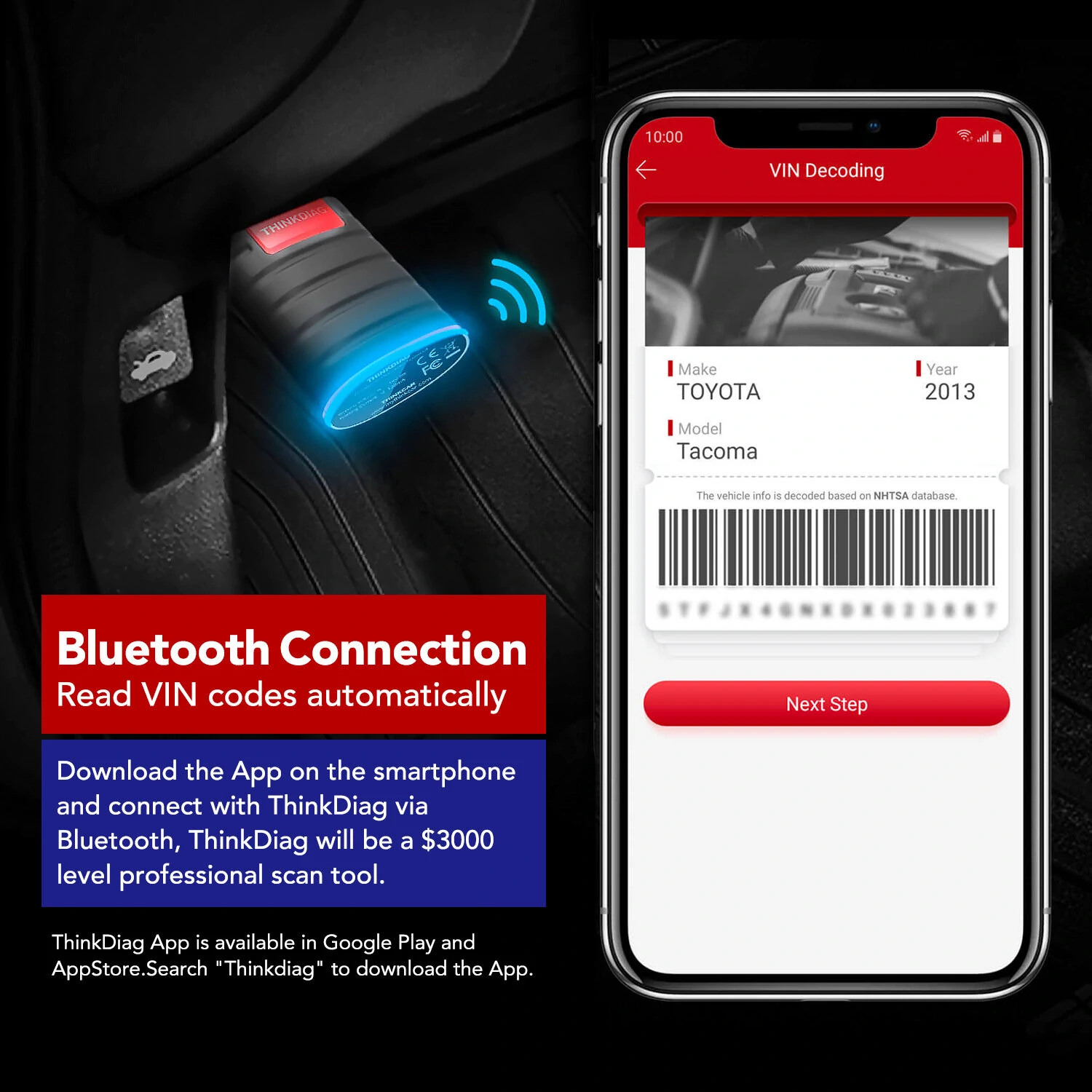 THINKCAR ThinkDiag OBD2 Full System OBDII Code Reader with 16 Reset Function for Android/IOS Easydaig Scanner Update Version — view 9