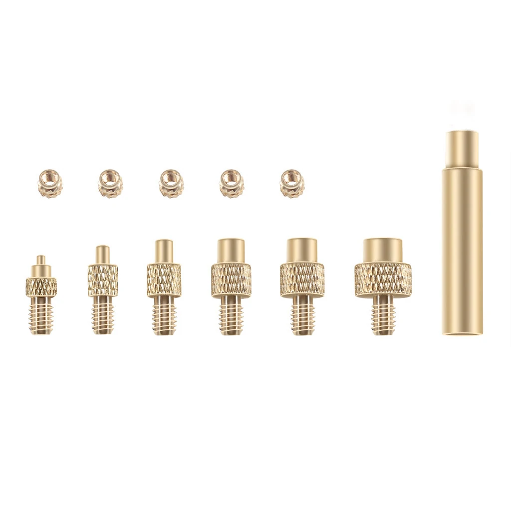 Threaded Knurled Heating Head for 3D Printer Insertnut Implant Connector Insert Nut Hot Melt Tool 3D Printer Soldering — view 2