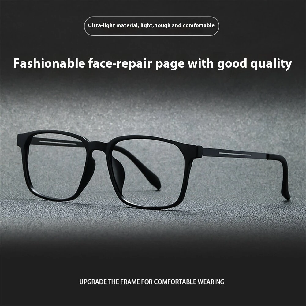 Titanium Frame Reading Glasses for Men Women Fashion Simple Flexible Lightweight Comfy Eyeglasses — view 3