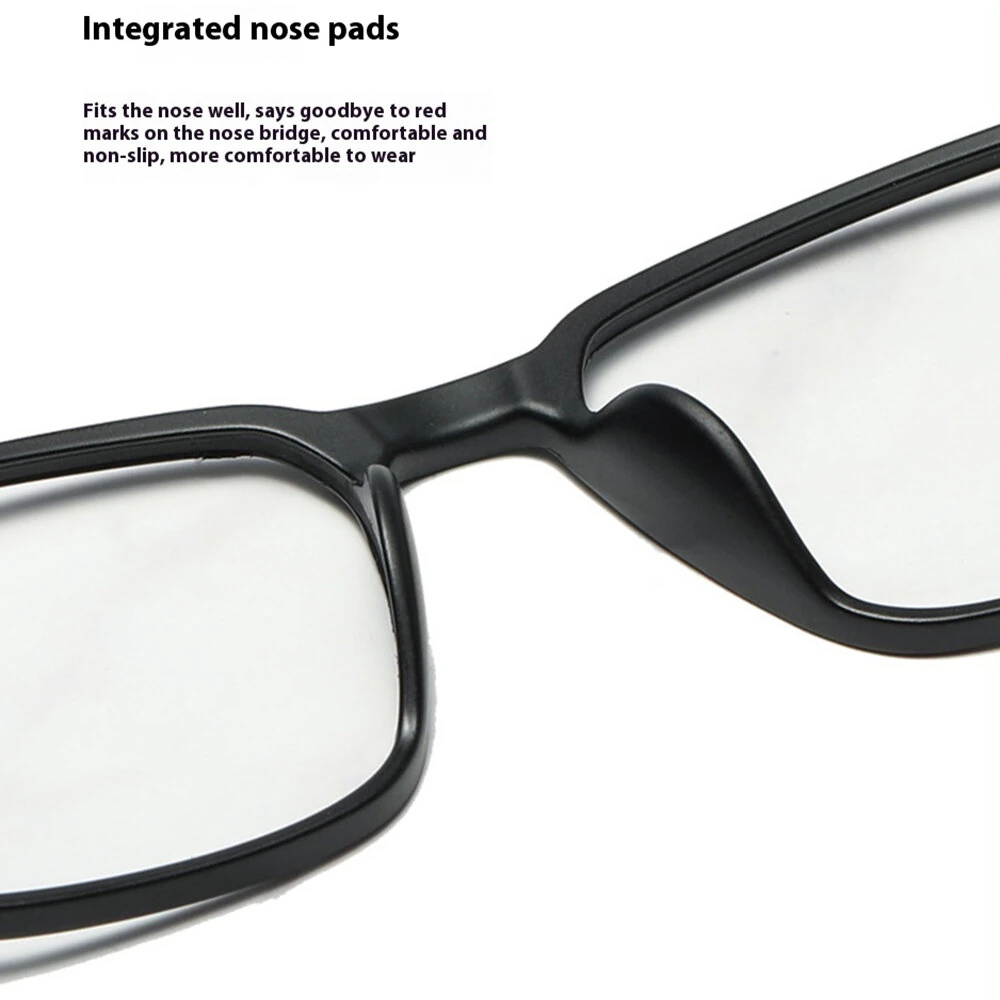 Titanium Frame Reading Glasses for Men Women Fashion Simple Flexible Lightweight Comfy Eyeglasses — view 6