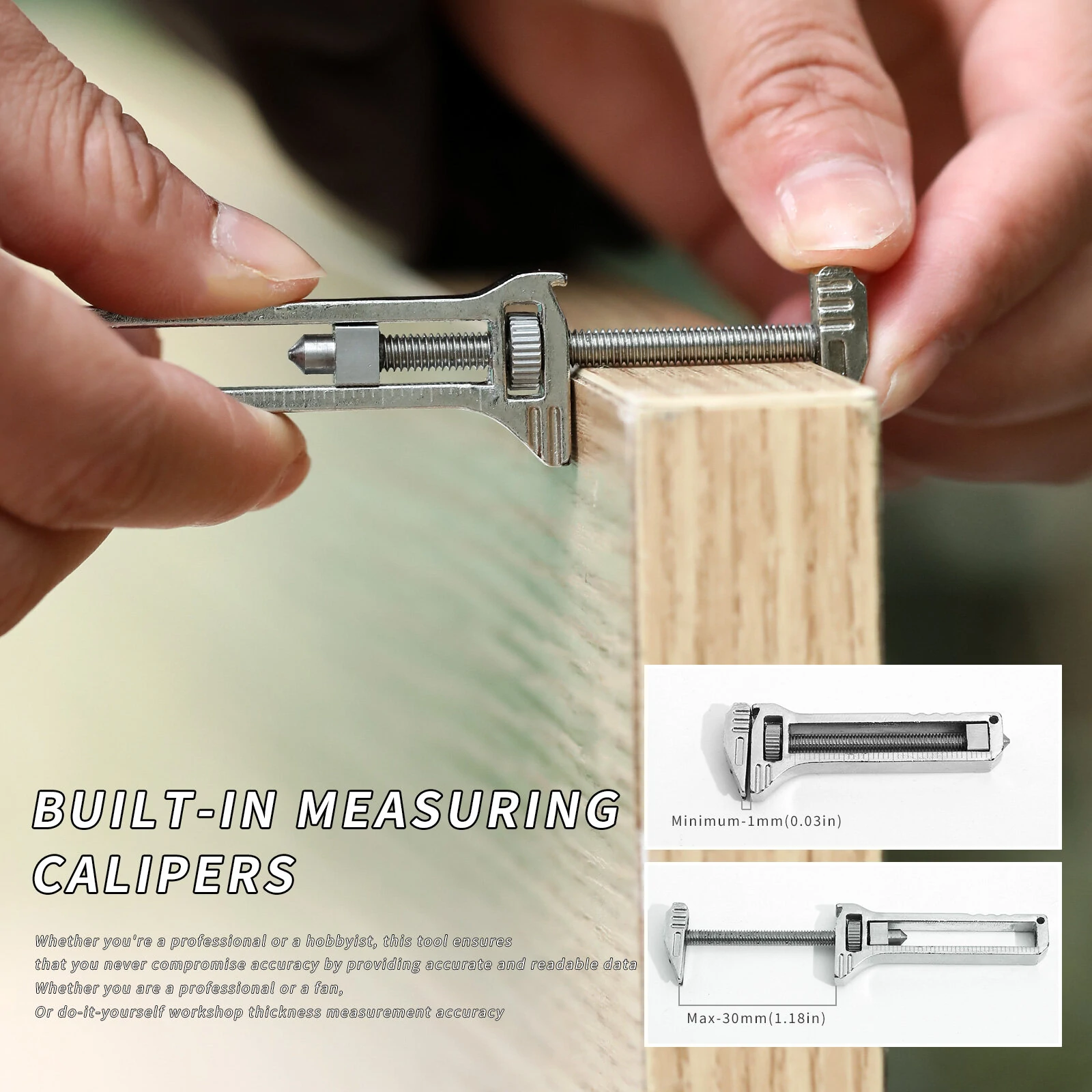 Titanium Strength Compact CNC Machined Multitool with Bottle Opener Tungsten Attack Head Nail Puller Caliper Lightweight Pocket Size Portable Modern Survival Gear — view 4