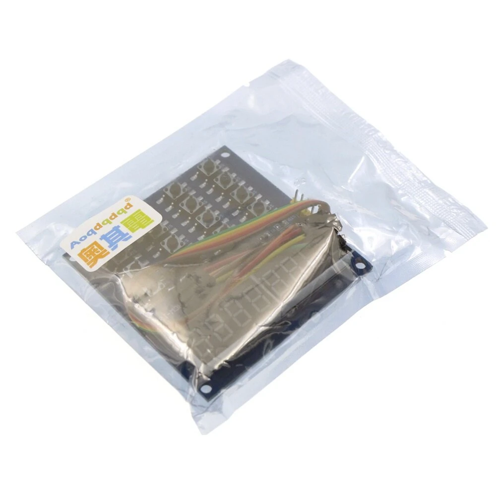 TM1638 3-Wire 16 Keys 8 Bits Keyboard Buttons Display Module Digital Tube Board Scan And Key LED Geekcreit for Arduino — view 7