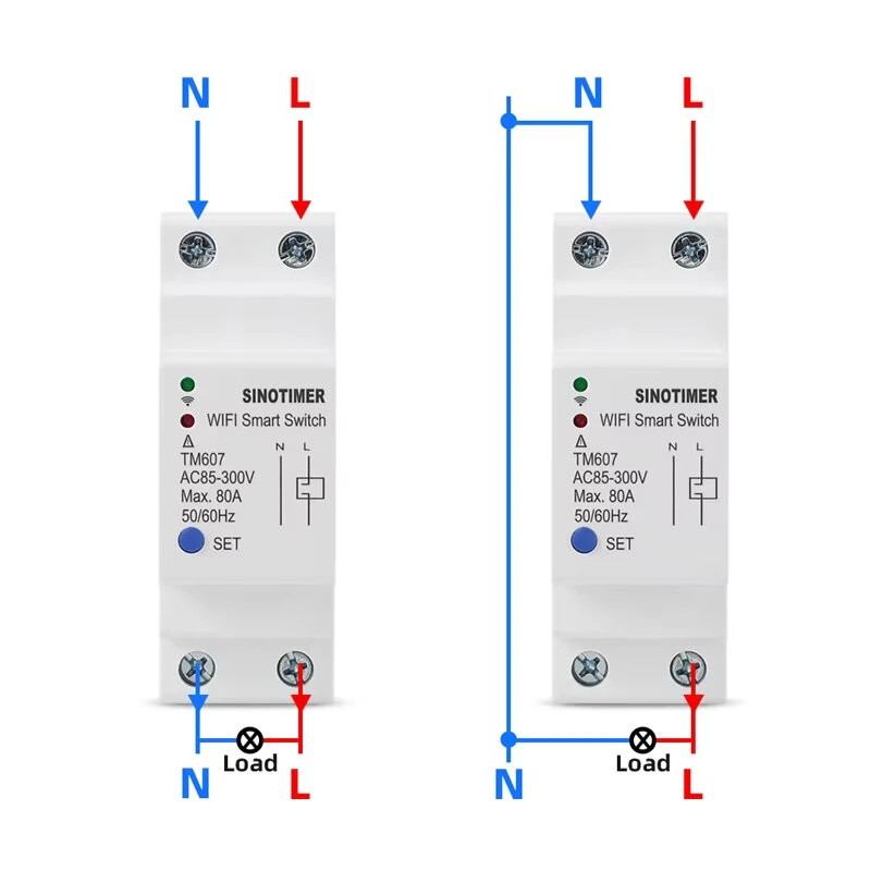 TM607 80A Tuya Smart WiFi Timer Countdown Time Switch APP Wireless Remote Control DIY Lights Work with Alexa Google Home — view 7