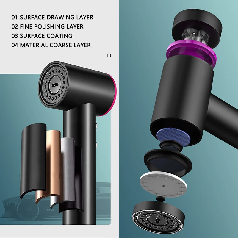 Toilet Bidet Sprayer Faucet Set Flushing Spray Gun Toilet Magnetic Bidet Sprayer High Pressure Water Gun Household Bathroom Bidet Shower — view 7