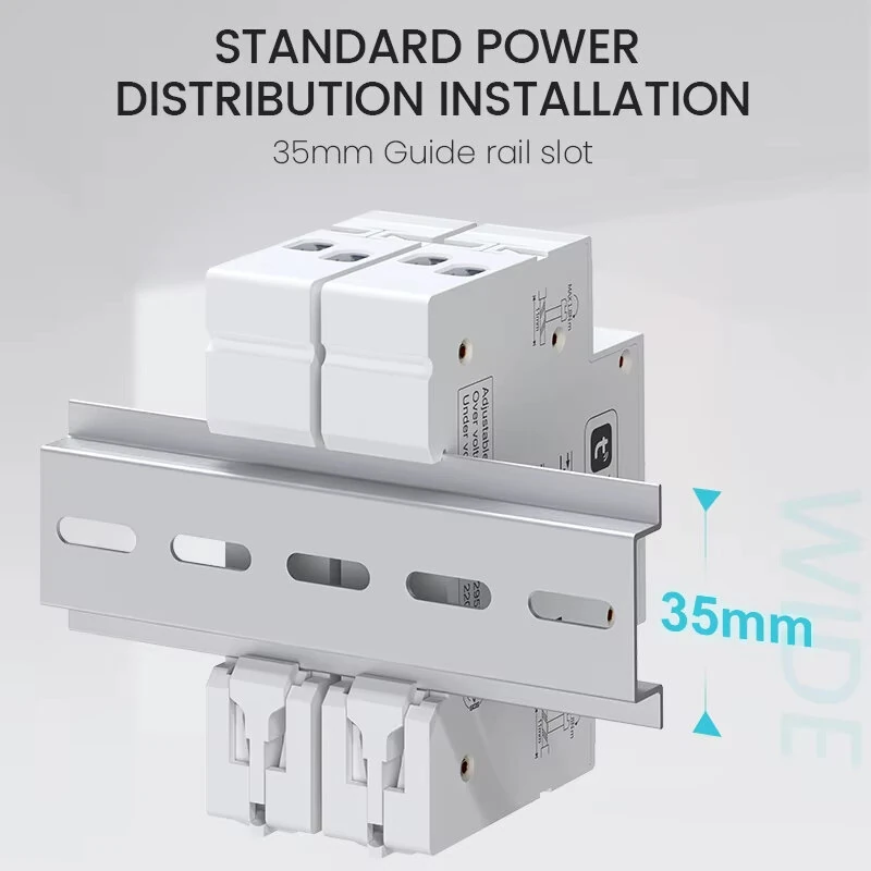 Tongou Tuya DC WIFI Smart Circuit Breaker 1P 63A DIN Rail for Smart Home Wireless Remote Control Switch Voice Control with Alexa Google Assistant — view 7