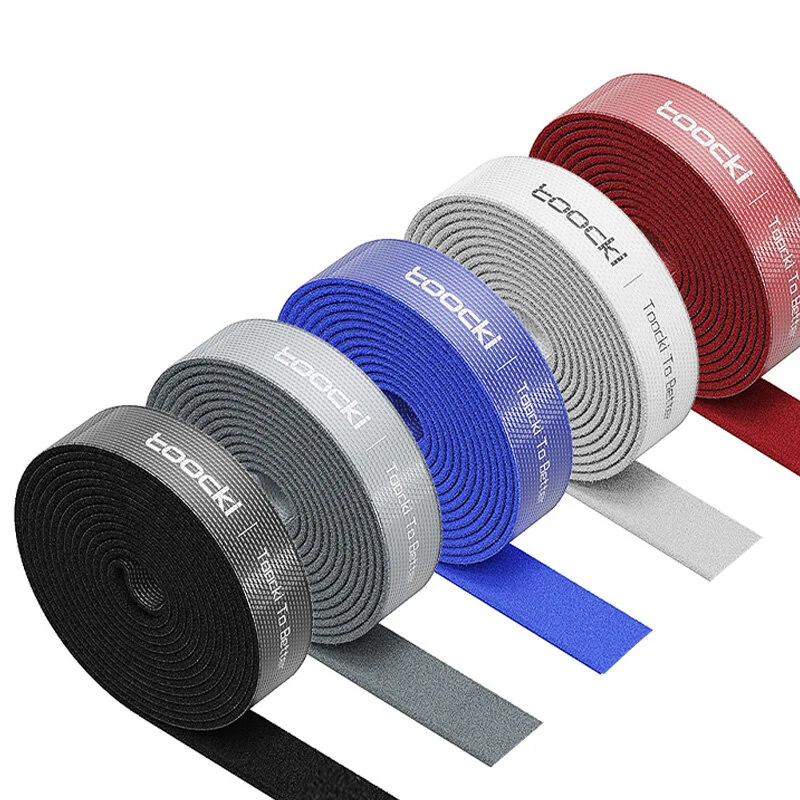 Toocki 1M/2M/3M/5M Cable Organizer Cable Management Wire Winder Tape Cord Management Protector for iPhone Samsung Huawei — view 2