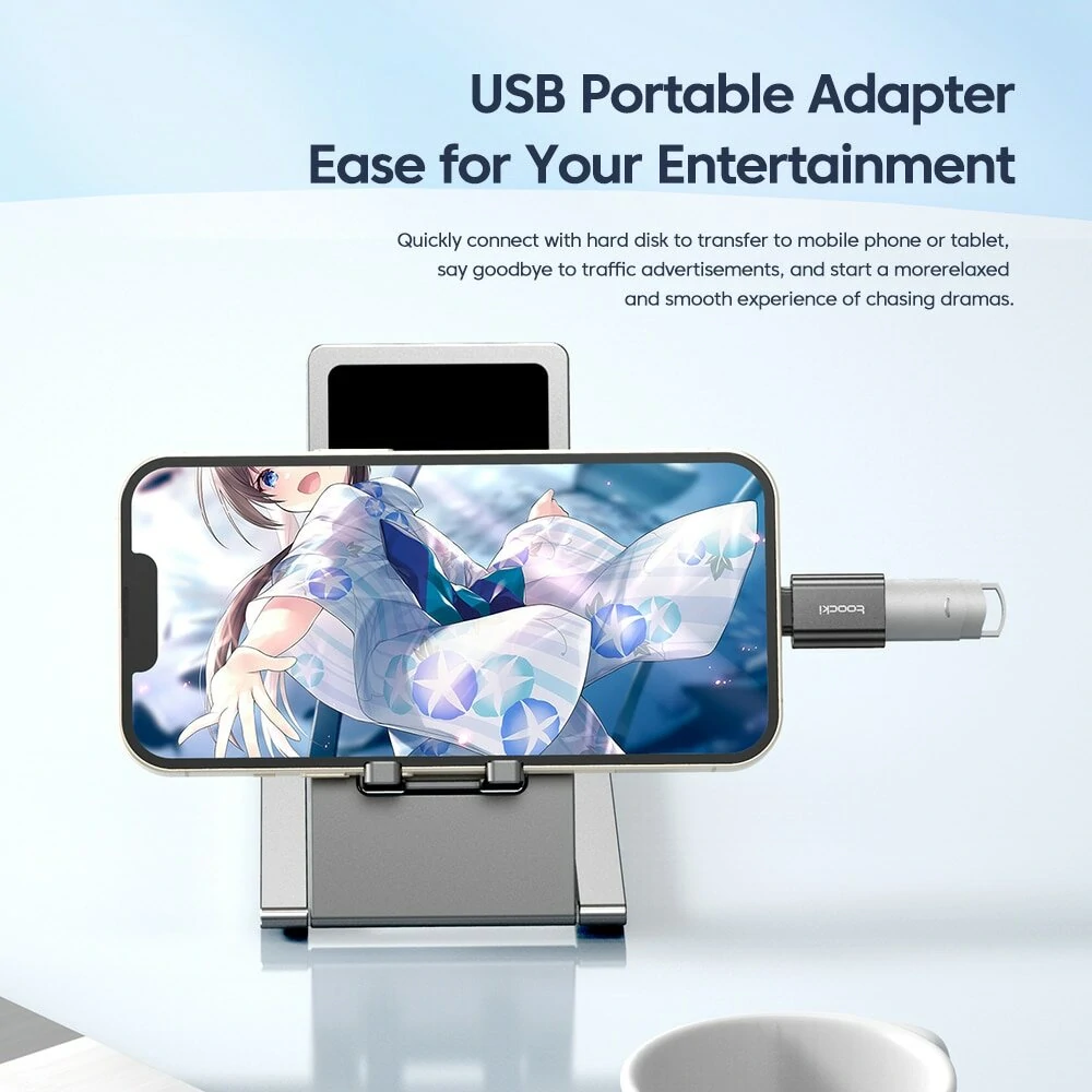 Toocki USB-C to Micro/USB-A to USB-C/USB-C to USB-A Adapter Converter for Xiaomi for Samsung Huawei OTG Connector — view 6