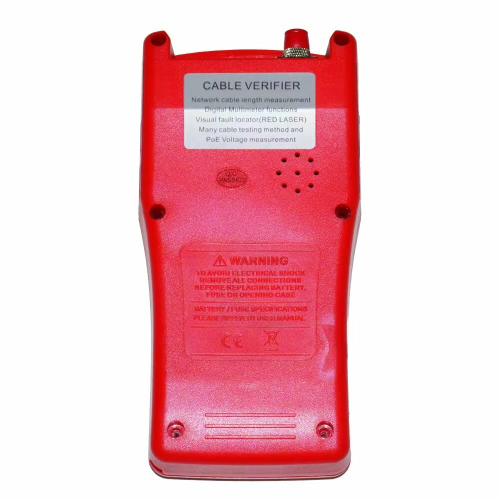 TOOLTOP 3 in 1 Network Cable Tester + Multimeter + Red Light Pen 600M Network Cable Length Measure AC DC Current Voltage Measurement Anti-noise Line Tracker With Bag — view 9