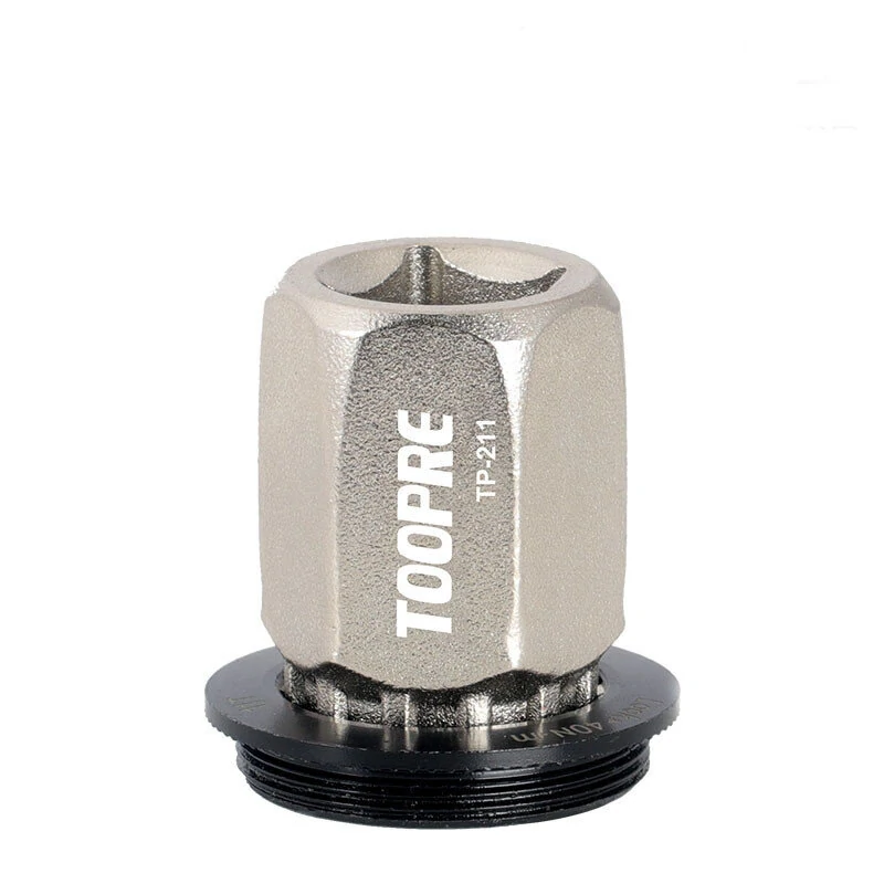 TOOPRE Bike Freewheel Remover High Carbon Steel Compatible Bicycle Spinning Cartridge Removal Tool Sleeve — view 5
