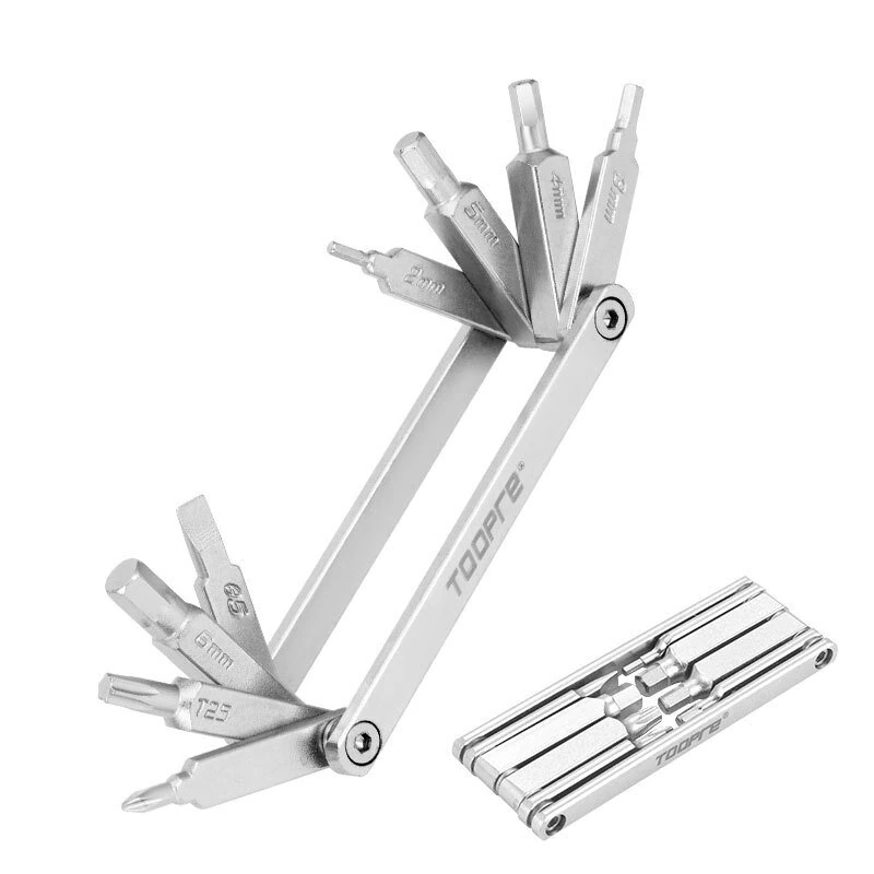 TOOPRE Mountain Bike Repair Tool Kit Multifunctional Bicycle Repair Disassembly Kit Hexagonal Screwdriver Wrench — TOOPRE