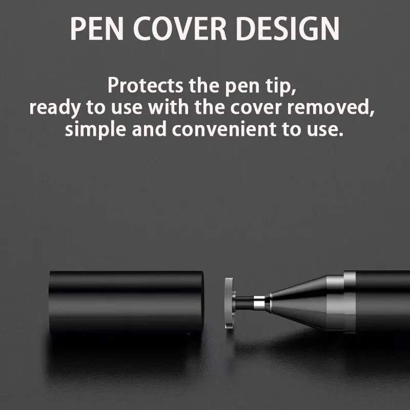 Touch Screen Pen for Android Apple for Ipad Tablet Touch Screen Pen Two in One Capacitive Pen Mobile Phone Anti Mistouch Stylus — view 4