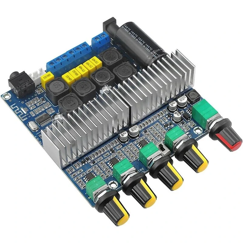 TPA3116 50W*2+100W bluetooth 5.0 High Power Audio Amplifier Board 2.1 Sound Channel Bass Super Bass Digital Amplifier — view 3