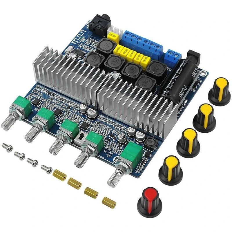 TPA3116 50W*2+100W bluetooth 5.0 High Power Audio Amplifier Board 2.1 Sound Channel Bass Super Bass Digital Amplifier — view 4