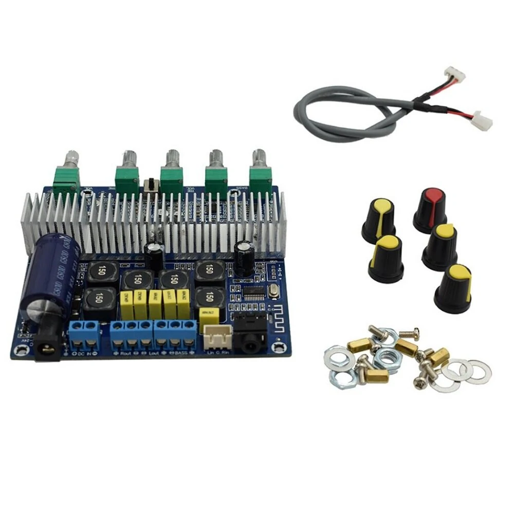 TPA3116 50W*2+100W bluetooth 5.0 High Power Audio Amplifier Board 2.1 Sound Channel Bass Super Bass Digital Amplifier — view 9