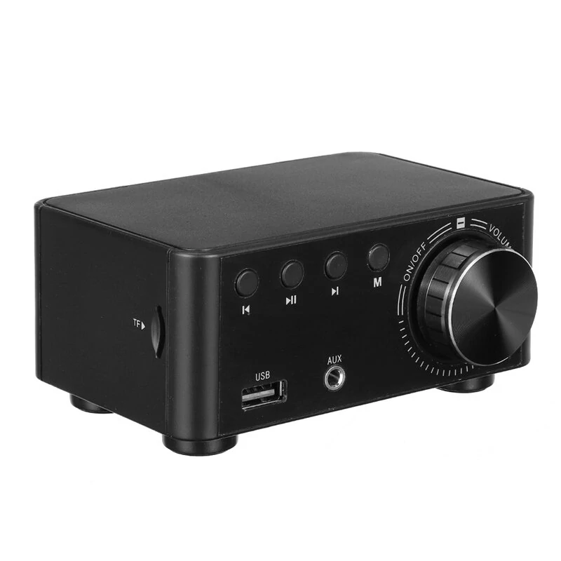 TPA3116 Class D bluetooth 5.0 HIFI 2x50W Stereo Amplifier Support USB TF Card RCA AUX USB Stick — view 2