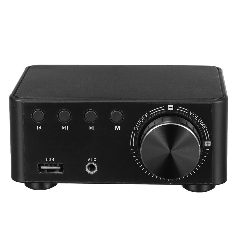 TPA3116 Class D bluetooth 5.0 HIFI 2x50W Stereo Amplifier Support USB TF Card RCA AUX USB Stick — view 3