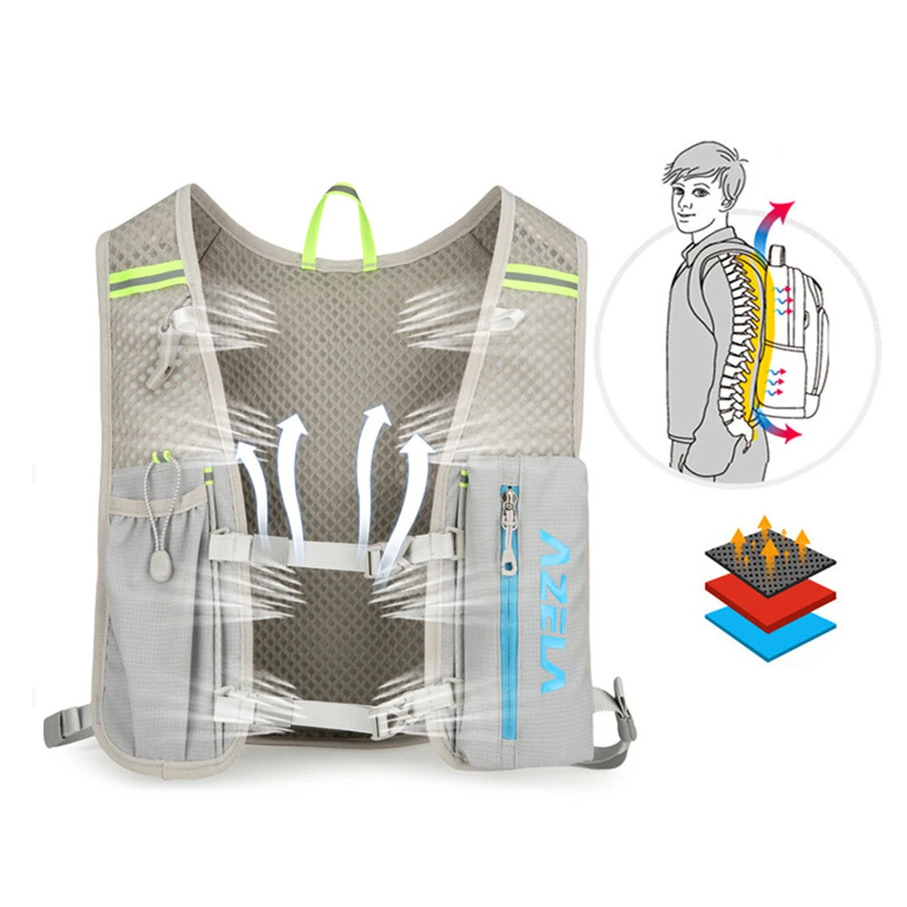 Trail Running Ultra-light Backpack Running Hydration Vest Jogging Hiking Hydrating Bag Can Be Used Water Bag — view 6