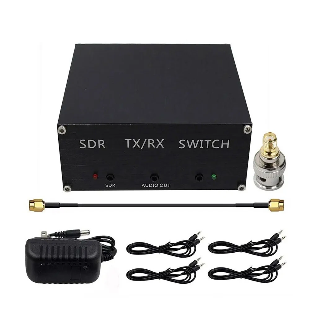 Transceiver Switch SDR Aluminum Alloy 100W Max TX Power 0.3dB Insertion Loss 38dB RX Isolation 12V 2A Compact Portable — view 2