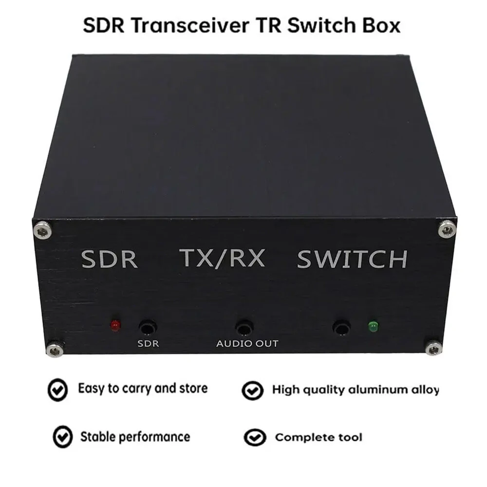 Transceiver Switch SDR Aluminum Alloy 100W Max TX Power 0.3dB Insertion Loss 38dB RX Isolation 12V 2A Compact Portable — view 6
