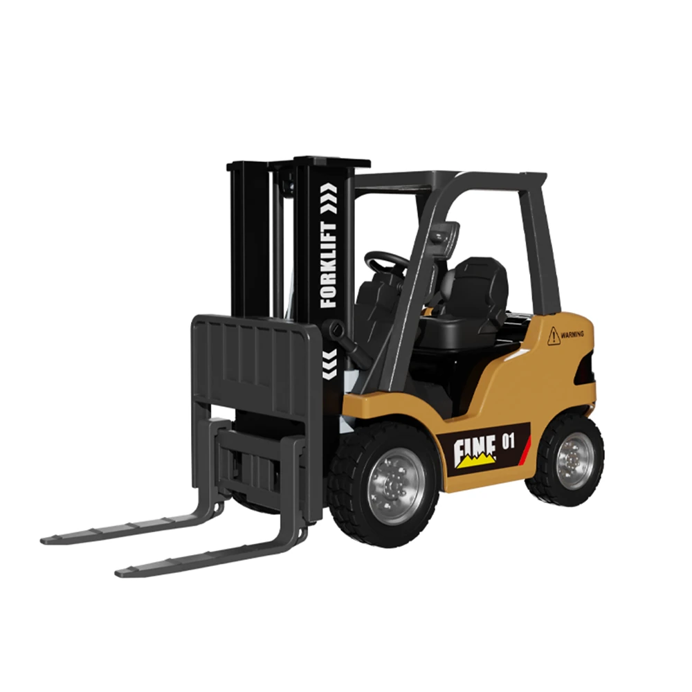 TRASPED HG4-243 RTR 1/64 2.4G Mini RC Car Alloy Forklift Support App Remote Controlled LED Light Sound Engineering Vehicle Desktop Toys Model Collection Gift For Boys — view 11