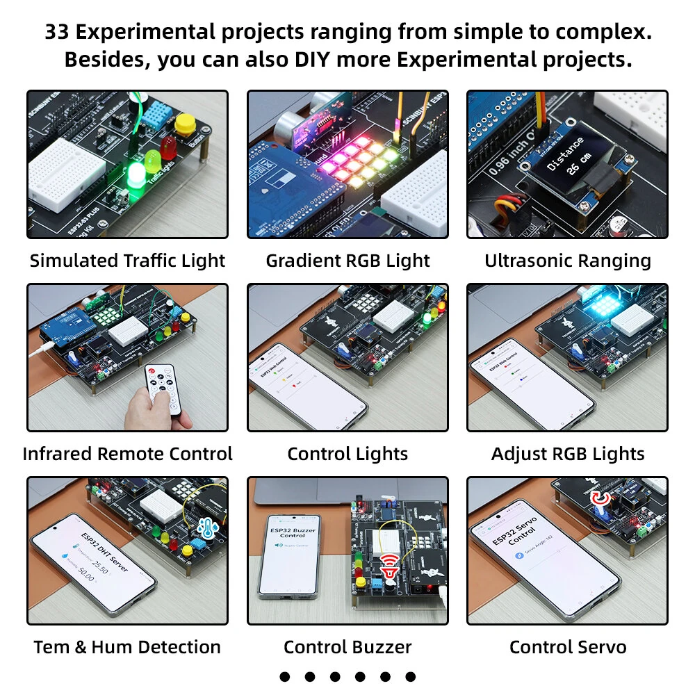 TSCINBUNY IoT Development Board ESP32-S3-PLUS Starter Electronics Kit for Arduinos Programmable Professional Educational Kit — view 5