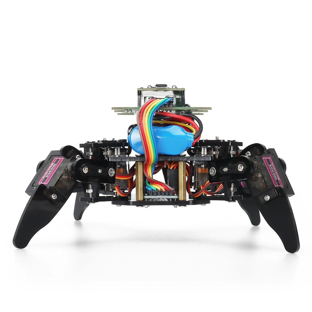 Tscinbuny Quadruped Robot Kit ESP8266 Wifi For Programmable Automation Kit with APP Control Batteries pack Manual — view 3