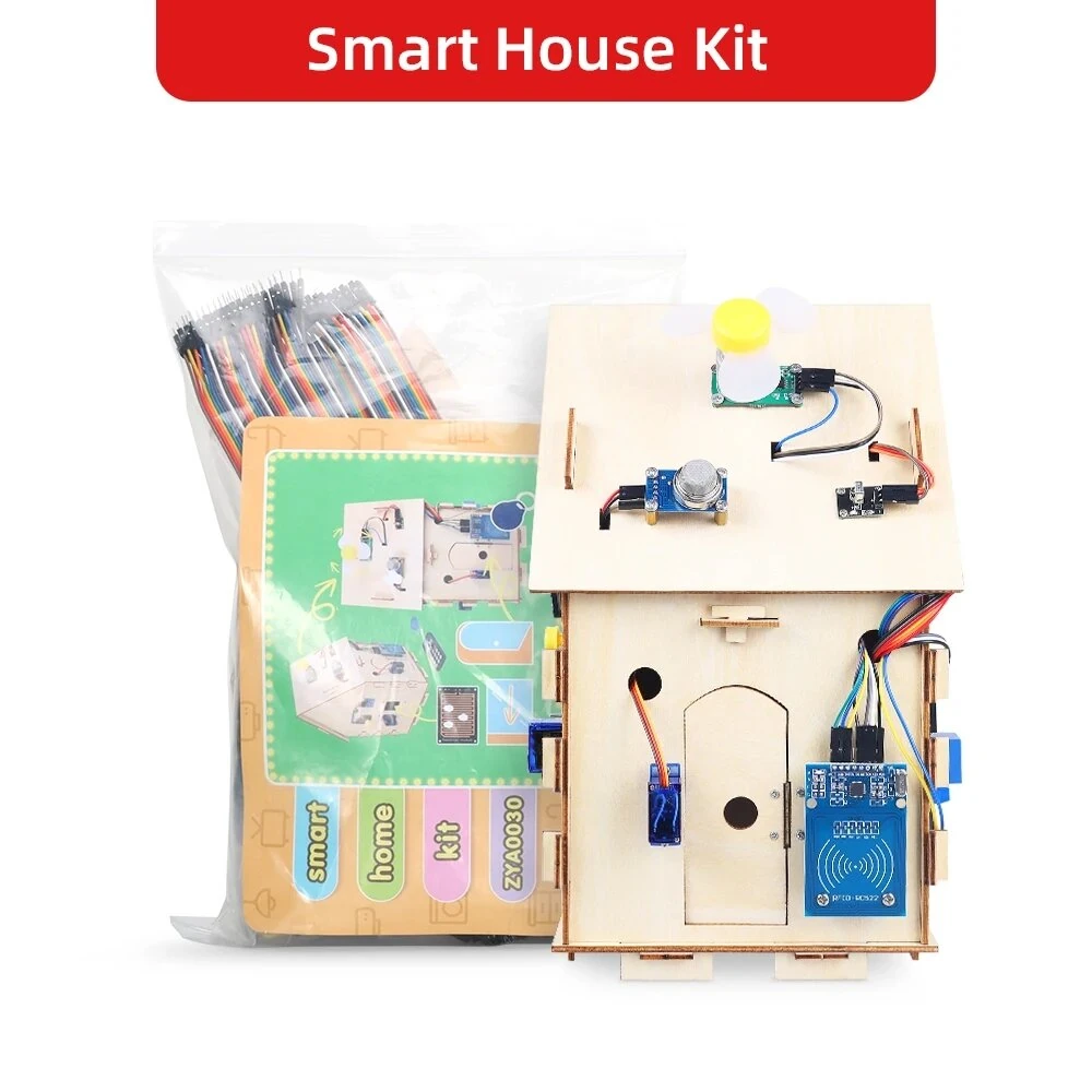 TSCINBUNY Smart Home Nano Starter Kit for Programming Project STEM Educational DIY Electronics Automation IoT Kit Components Sensors Modules Boards — view 6