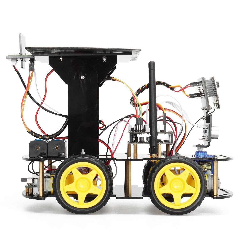 TSCINBUNY Solar ESP32-32 Camera Programming Education Robot Car IoT Ultrasonic Intelligent Programming Robot — view 5