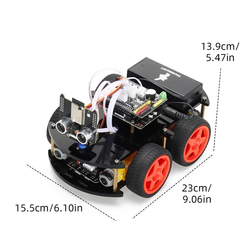 TSCINBUNY ZYC01178 Smart Robot Starter Kits for Arduinos Programmable Project ESP32 Camera Professional Diy Electronic Educational Robotic — view 3
