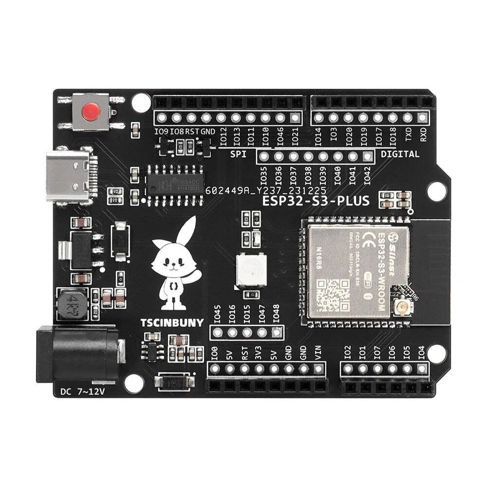 TSCINBUNY ZYZ0356 ESP32-S3 Core Board with Wi-Fi and Bluetooth 9V 10mA Low Power Consumption Compact Size — view 2