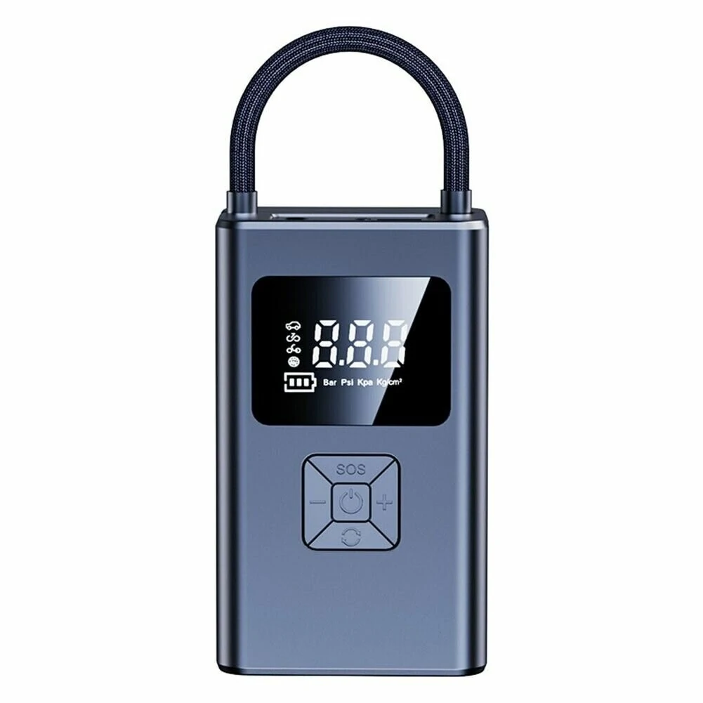 TUERBB T-AP66 Cordless Tire Inflator 4000mAh Air Pump with LED Light Power Bank for Cars, Motorcycles, Bicycles, Balls, Etc. — view 9