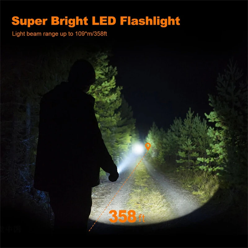 TUNENGE S15 650LM Mini Porable LED Keychain Flashlight USB Rechargeable Pocket Light Waterproof Emergency Outdoor Camping Fishing Lighting — view 4