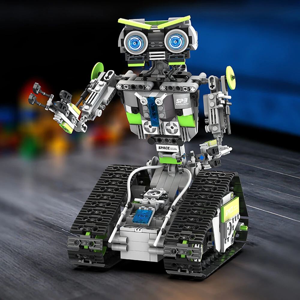 TUOMU STEM ROBOT T1120 5-Transform Coding Robot Building Block Assembly Kit Programmable Robotics STEM Toy Education for Kids — view 3