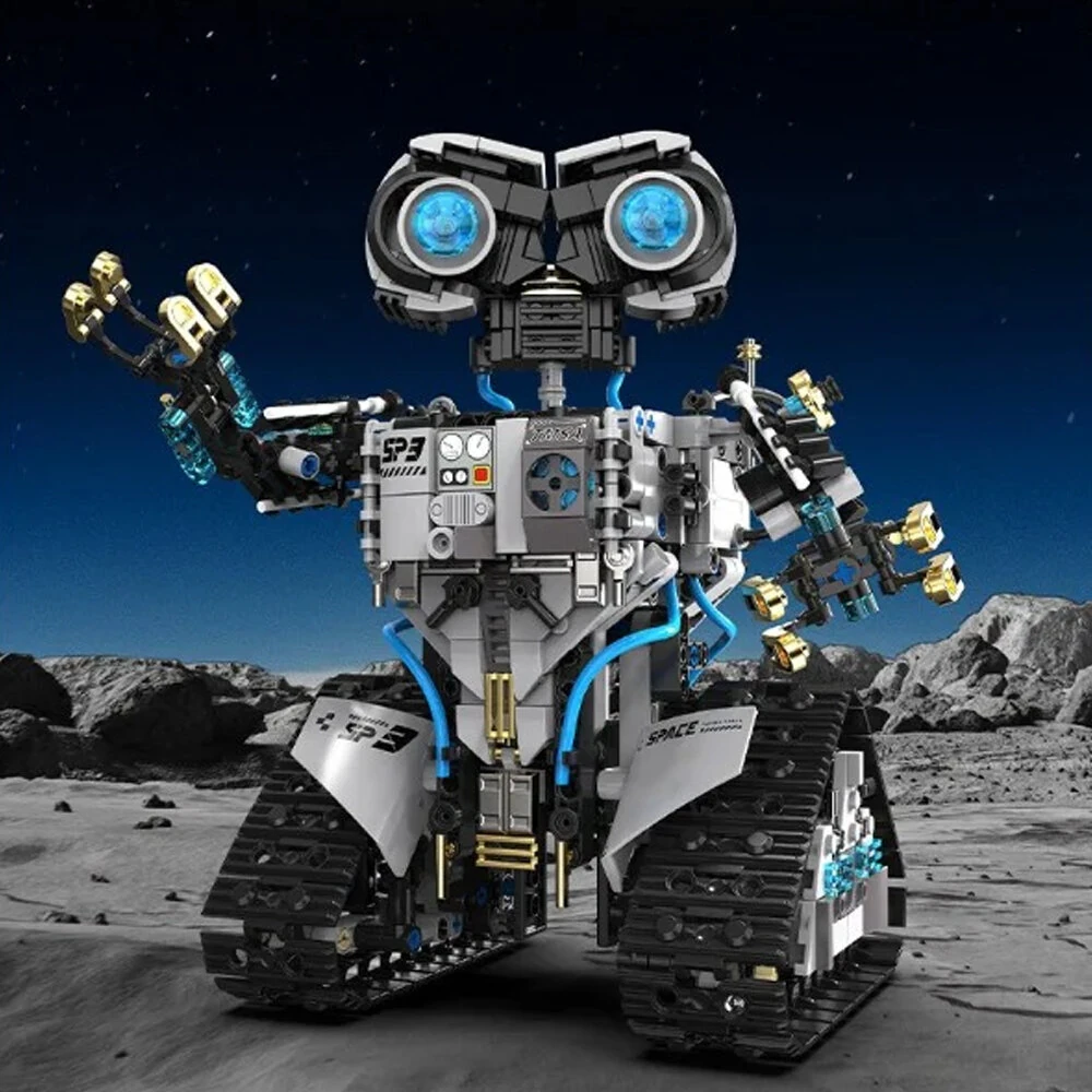TUOMU T1107 1468pcs Dual-mode Spaceship Robot Combination 2-in-1 Building Block Assembly Kit Kid Christmas Gift — view 5