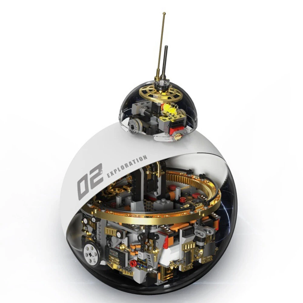 TUOMU T1118 STEM Science Fiction Programmable Reconnaissance Robot Transparent Exploration Sphere Toy — view 6