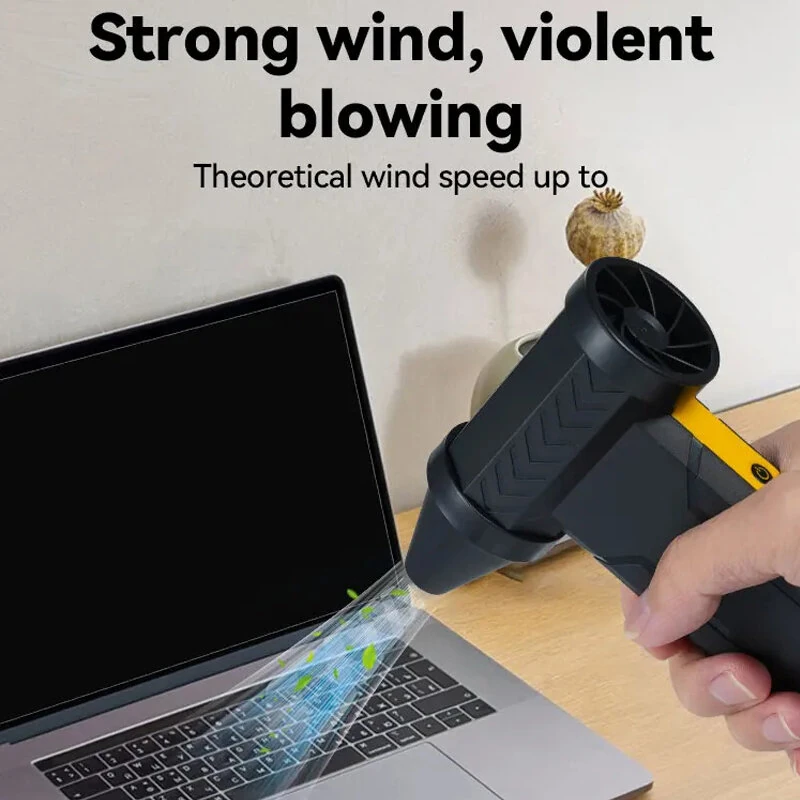 Turbo Fan X6 160,000 RPM Brushless Motor 10,000mAh Peak Battery 200W High-Speed Blower 4-Speed Settings Type-C Charging Industrial Dust Removal — view 4