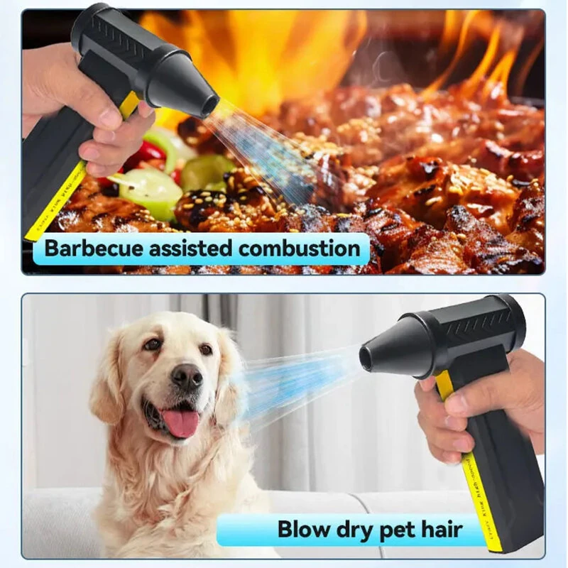 Turbo Fan X6 160,000 RPM Brushless Motor 10,000mAh Peak Battery 200W High-Speed Blower 4-Speed Settings Type-C Charging Industrial Dust Removal — view 5