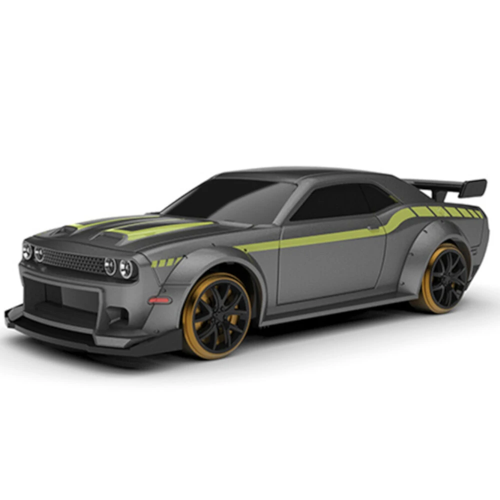 Turbo Racing C65 RTR 1/76 2.4G RWD Mini Drift RC Car Built In Gyro Chip Program metal Counterweights CT04 Chassis Micro Sports Truck LED Lights Full Proportional Vehicles Model Kids Children Toys — Turbo