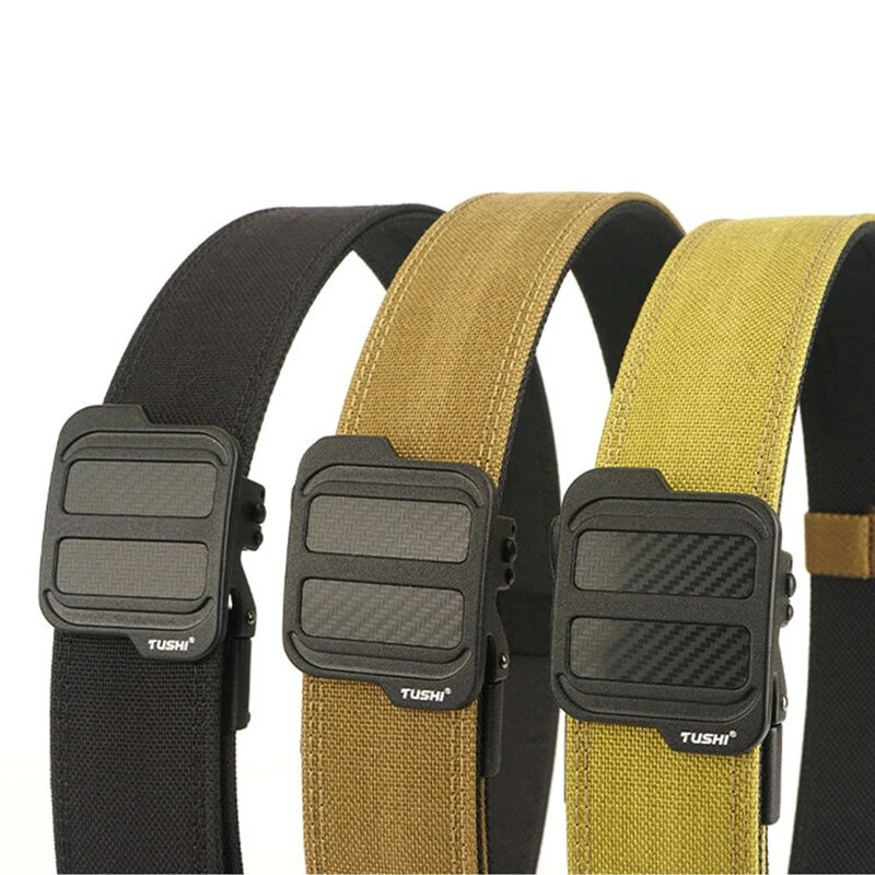 TUSHI 120cm Length Outdoor Shooter Belt Double Layered  Quick Release Nylon Waist Belt for Cross-border Training  Shooting  and Outdoor Recreation — view 2