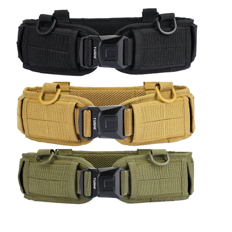 TUSHI Outdoor Tactical Belt Multifunctional Waist Seal Training Equipment Weight-Bearing Waist Seal Belt for Hiking Camping Climbing — view 11