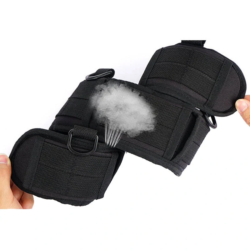 TUSHI Outdoor Tactical Belt Multifunctional Waist Seal Training Equipment Weight-Bearing Waist Seal Belt for Hiking Camping Climbing — view 3