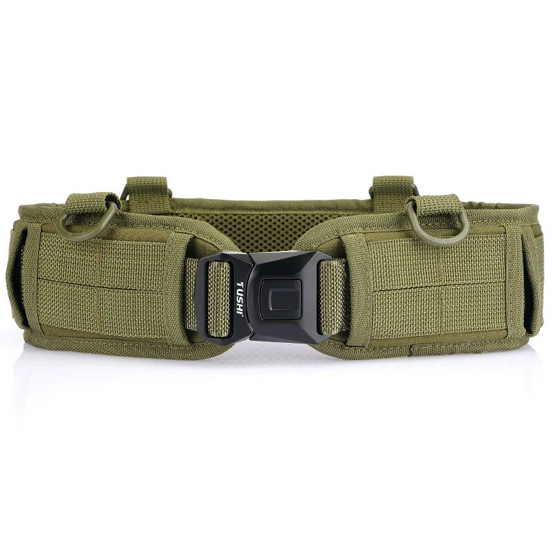 TUSHI Outdoor Tactical Belt Multifunctional Waist Seal Training Equipment Weight-Bearing Waist Seal Belt for Hiking Camping Climbing — view 6