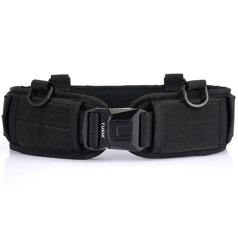 TUSHI Outdoor Tactical Belt Multifunctional Waist Seal Training Equipment Weight-Bearing Waist Seal Belt for Hiking Camping Climbing — view 8