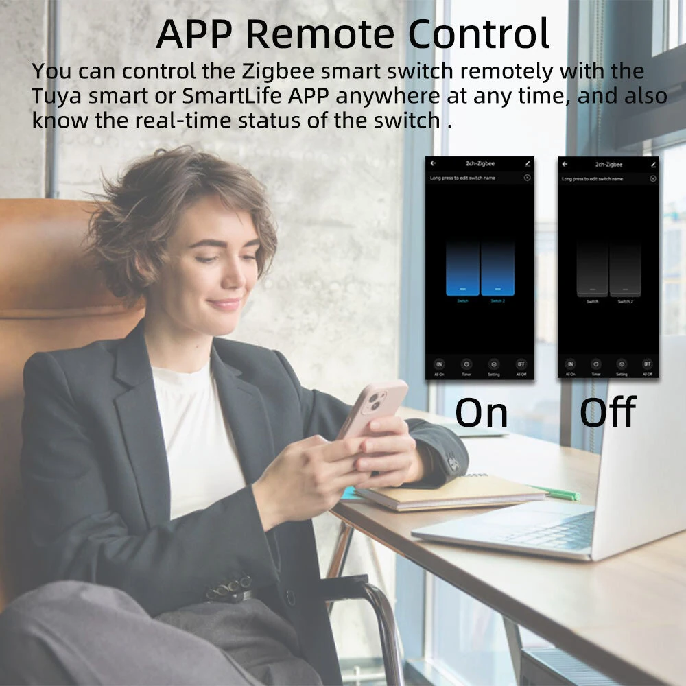 Tuya 7-32V Smart Zigbe Switch Mini RF Module Timing/Schedule Function Smart Scene Application APP Remote Monitor Voice Control with Alexa Google Home — view 4