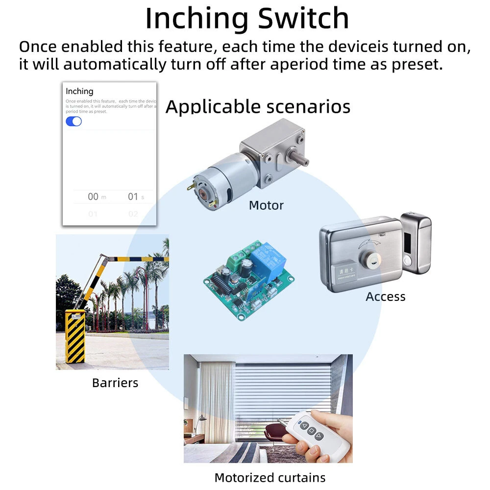 Tuya 7-32V Smart Zigbe Switch Mini RF Module Timing/Schedule Function Smart Scene Application APP Remote Monitor Voice Control with Alexa Google Home — view 6