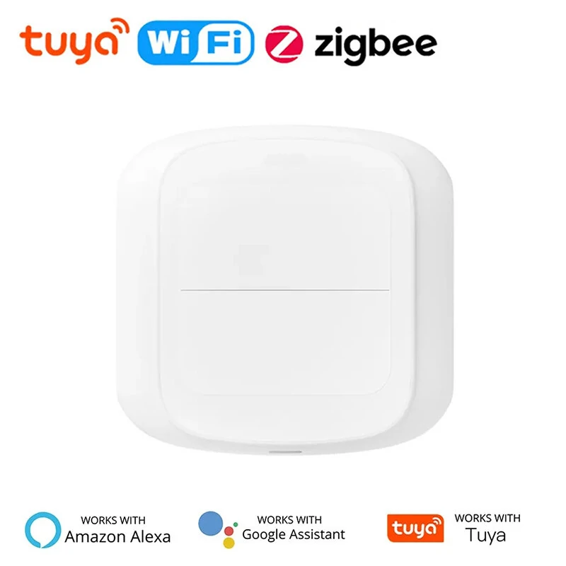 Tuya Smart WiFi/Zigbe Switch Push Button Switch 2Gang 6 Scene Wireless Smart Home Remote Controller Automation Scenario Switch — view 2
